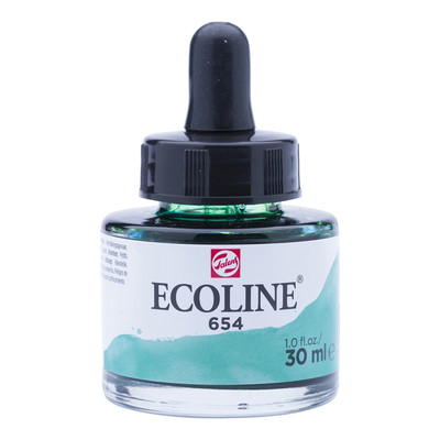 Watercolor Ecoline with Dropper 30ml Pine Green | Talens