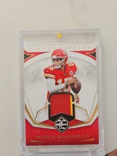 2019 Panini Limited Threads Patrick Mahomes II Patch /25 #LT-1 Chiefs 2 Color