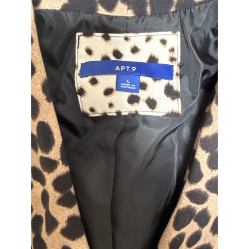 Women’s Apt.9 Cheetah Print Blazer Sz L - Picture 4 of 4