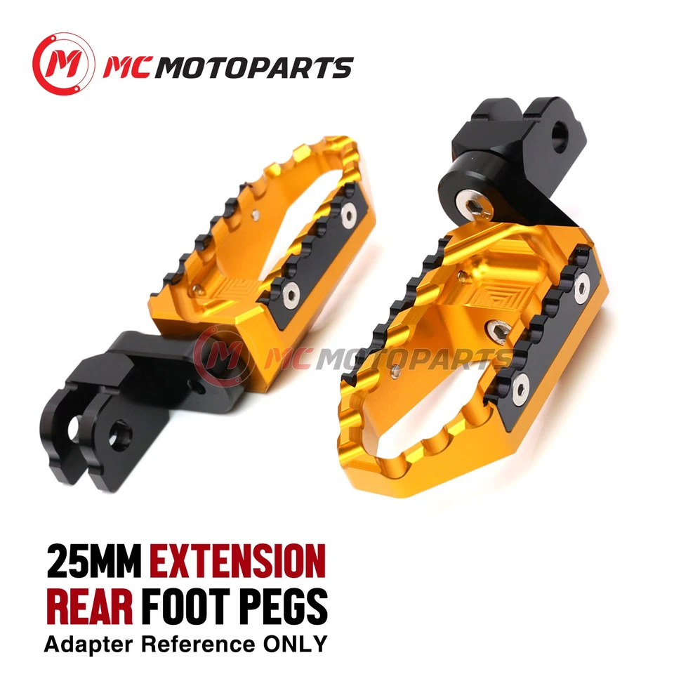 For Honda CBR 600 RR ABS 2005-2016 1in. Lowering Passenger Rear Wide Foot Pegs - Image 4 of 4