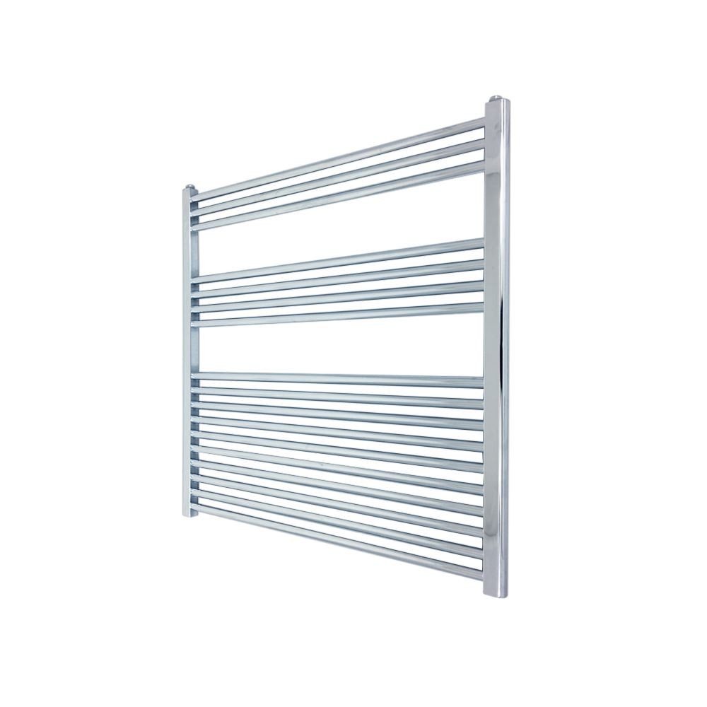 Straight Chrome Towel Rail Ladder Radiator Bathroom Heater Warmer 2464 BTUs