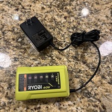 Ryobi 40V Battery Charger OP404VNM 40-Volt Lithium Ion Open Box Tested - Power T