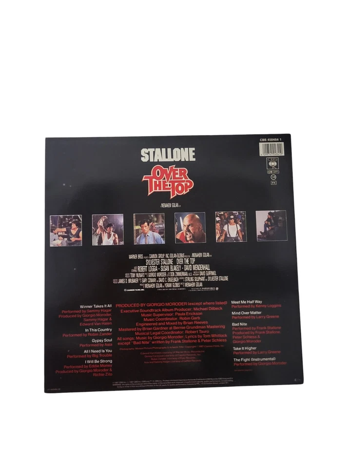 Stallone Over The Top LP Schallplatte Vinyl - Bild 2 von 4