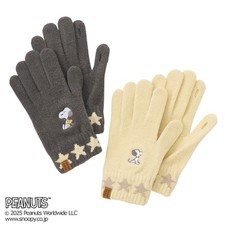 Peanuts Snoopy Ubidus Gloves Finger slit Plaza Limited Autumn and winter 2025