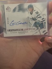 24-25 Upper Deck SP Authentic Ethan Cardwell Horizontal Future Watch Auto  /599