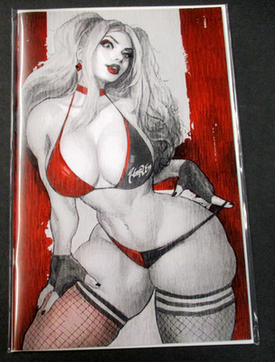 SHADOW AND VICE #1 AC CANALES HARLEY QUINN COSPLAY HQ ICKPOT CON EXCL RMC L186