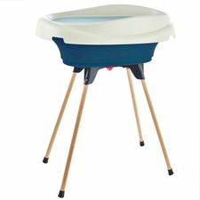 Wickelkommode 2 In 1 Badewanne Dunkelblau Mit Viel Stauraum Und Ergonomischem De