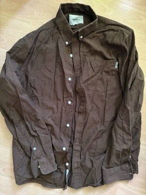 Carharrt Hemd Herren Gr. L Langarm Braun