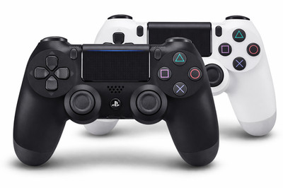 Wireless Controller für Original Sony PS4 DUALSHOCK 4  schwarz& weiß