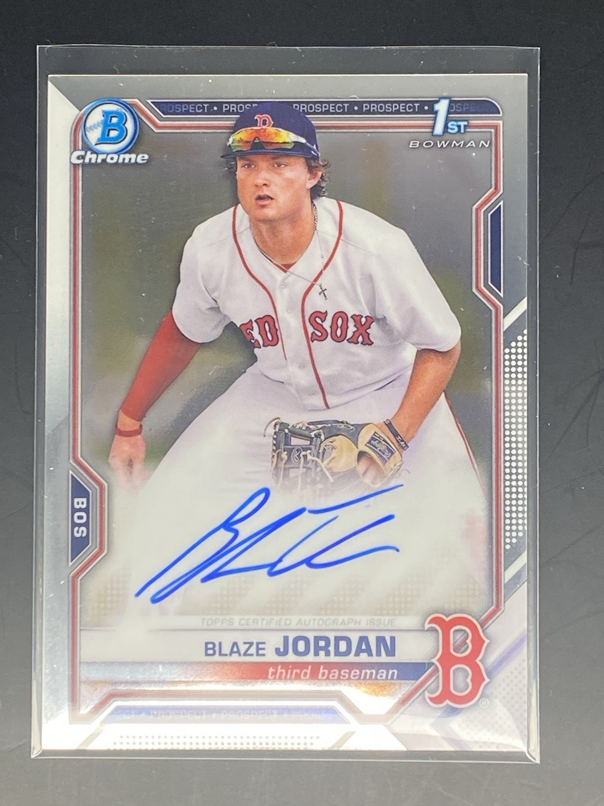 2021 Bowman - Chrome Prospects Autographs Blaze Jordan #CPA-BJ (AU, RC)