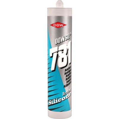 Dowsil 781 Acetoxy Silikon Dichtstoff klar wasserdicht 310ml - klar