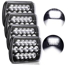 4 Pcs 5x7 led headlight Rectangle LED Headlights H6054 5 x 7 7 x 6 Led