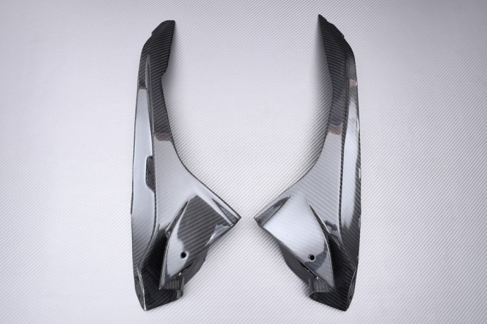 Caches latéraux de compteur en carbone véritable pour moto BMW S1000RR 2015-2016
