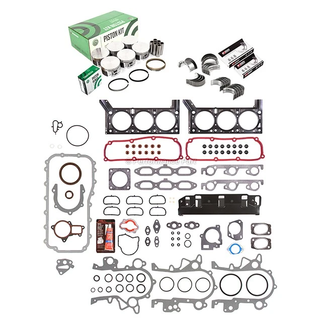 Full Gasket Set Pistons Bearings Fit 04-10 Chrysler Dodge Grand Caravan 3.8L - Image 2 of 4