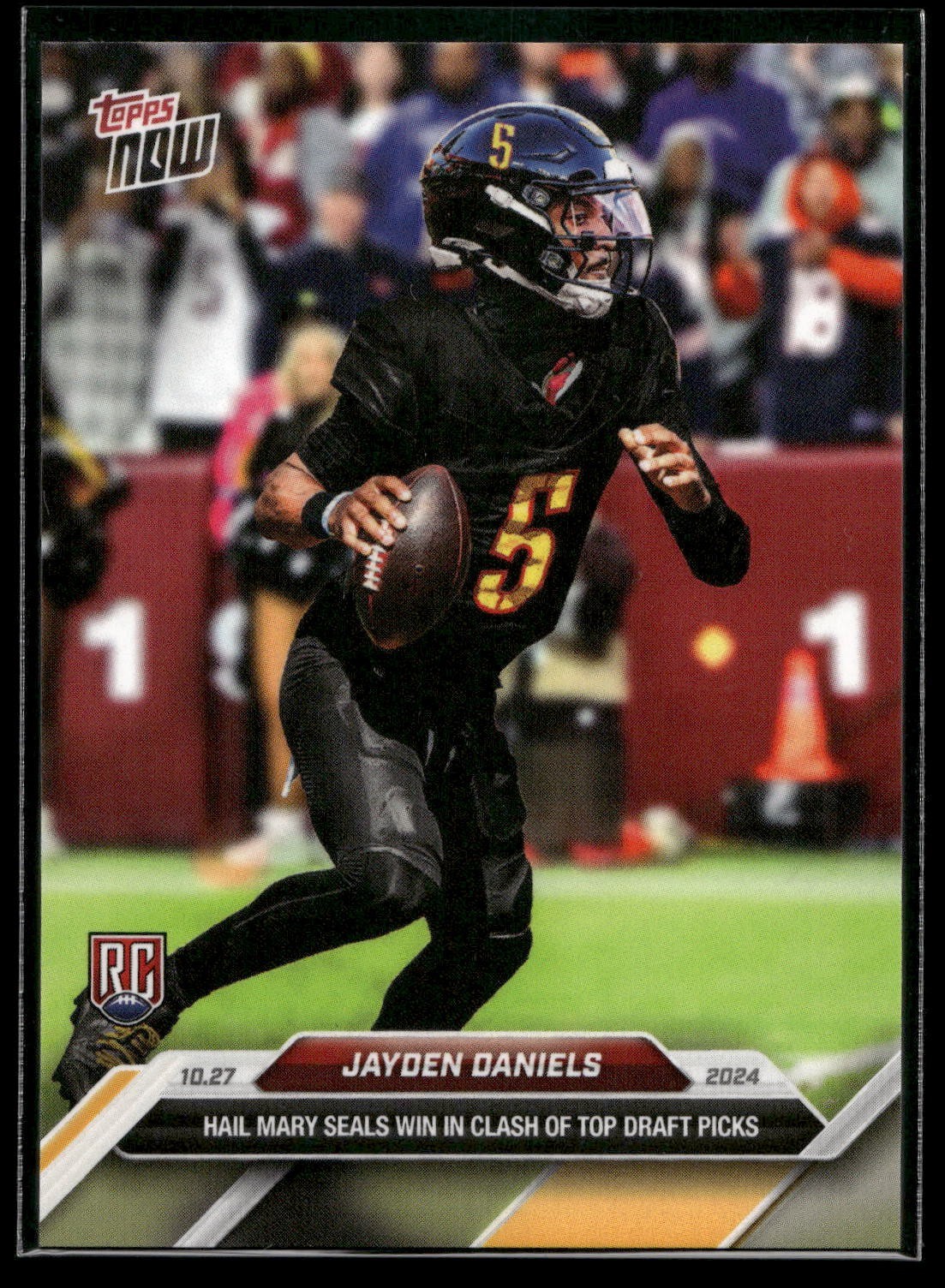 2024 Topps Now Jayden Daniels ROOKIE CARD SP Washington Commanders #11 RC 🔥