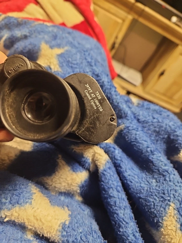 Binoculares Emerson 7x50 con óptica recubierta de estuche de transporte, 297 pies a 1000 yardas Foto 3 de 3