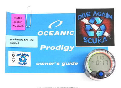 Oceanic Prodigy Scuba Dive Computer Puck Module with Manual                #6212