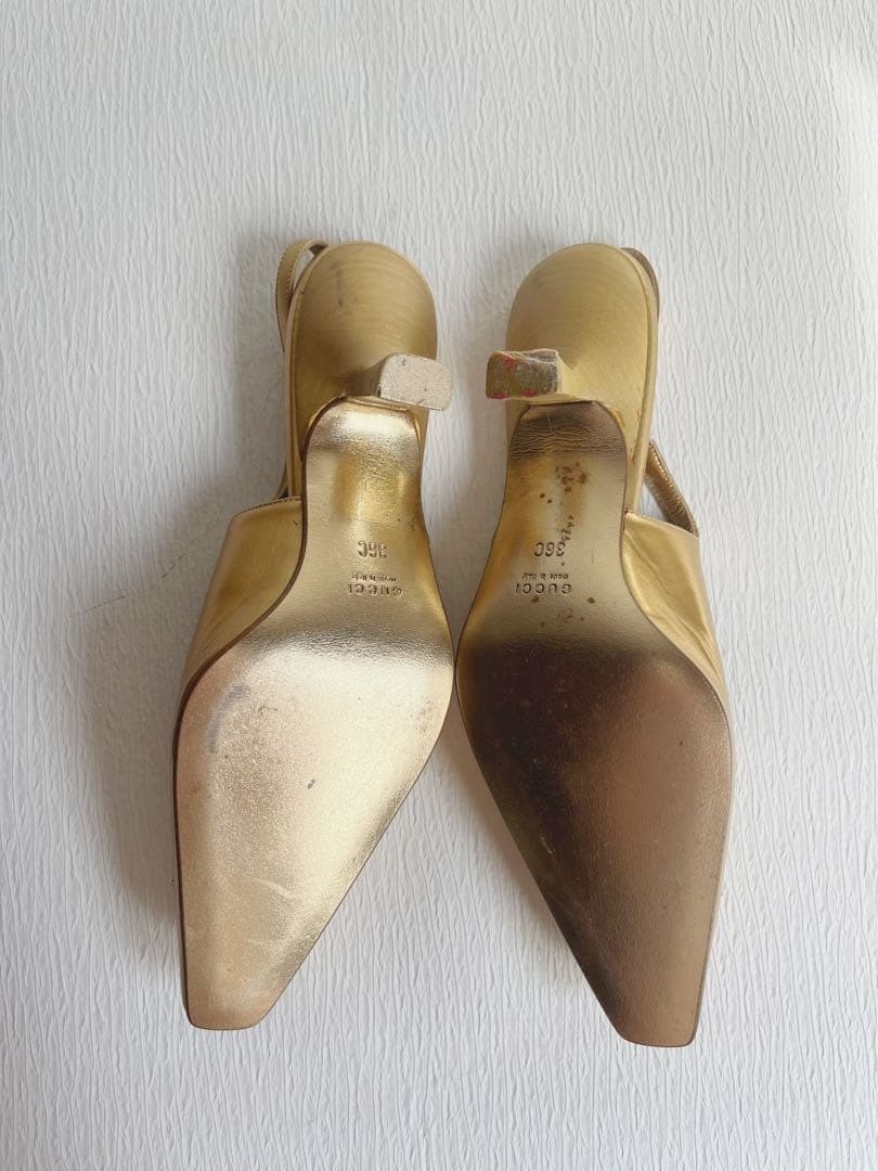 GUCCI by Tom Ford 2000 Tiger Iconic Mules Size 36 Leather Vintage Womens Japan thumbnail 9