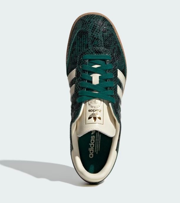 NEW Adidas Samba OG Snakeskin Collegiate Green JR8848 Size(s) 7w