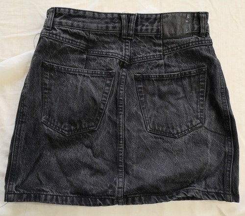 Pull & Bear Women's Dark Denim Skirt Size M Medium Good Used Condition - Picture 2 of 6