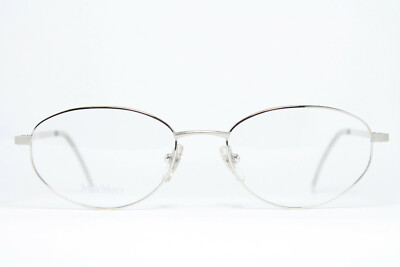 Max Mara 280-715 Original Brille Eyeglasses Occhiali Gafas Bril Oval Silber