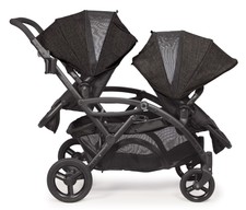 contours double stroller red