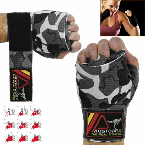 Austodex Hand Wraps Boxing MMA UFC HAND WRAPS Wrist Guards cotton Bandages strap - Picture 4 of 11