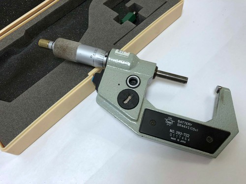 MITUTOYO 293-712 2"DIGITAL READOUT OUTSIDE MICROMETER, 0.00005" GRADUATION - Picture 5 of 8