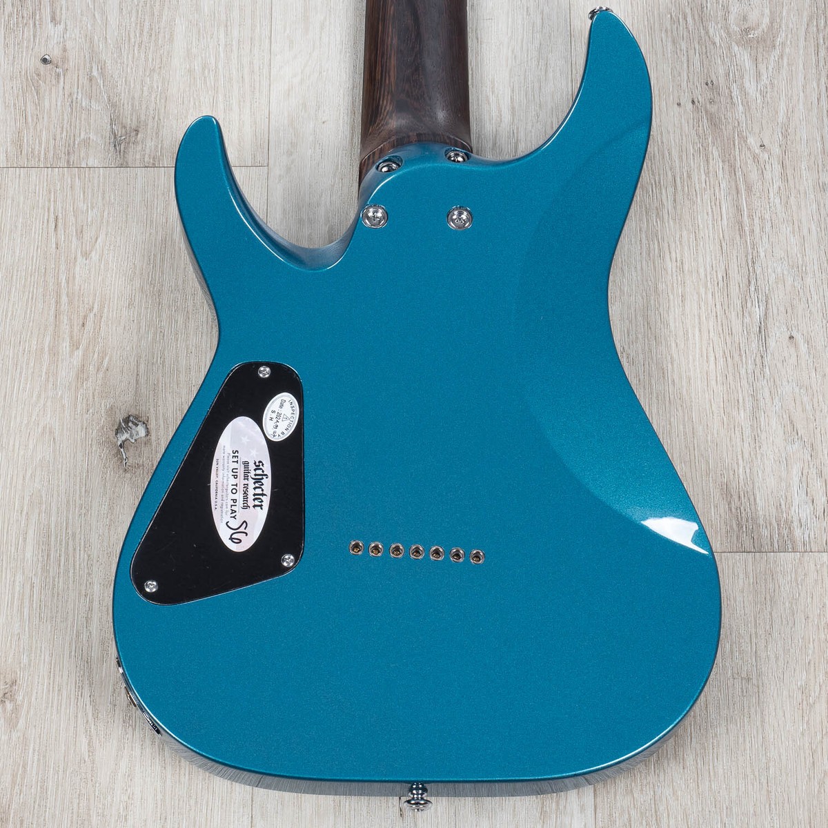 Steve Marshall 7インチ Schecter 2941 Aaron Marshall AM-7 7-String Guitar, Macassar