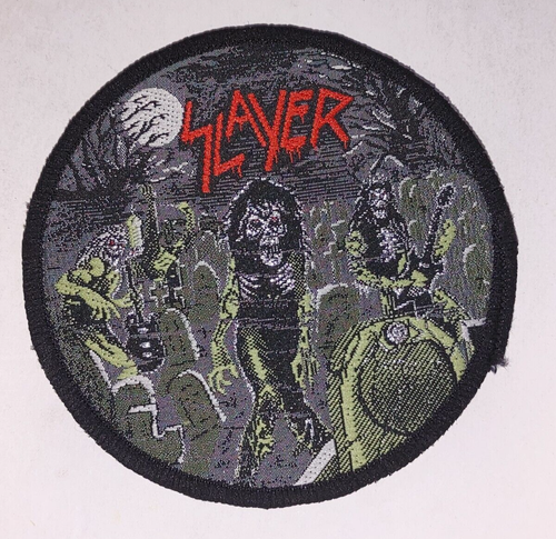 SLAYER SCRATCHED LOGO Patch - Aufnäher 10x6cm Für Jacken & Taschen