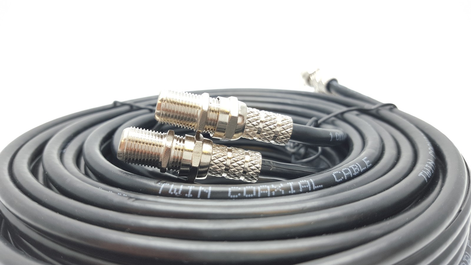 Câble Coaxial Haute Qualité RG6 Pour Satellite (Sky Q, Freesat) - Longueur Au Choix
