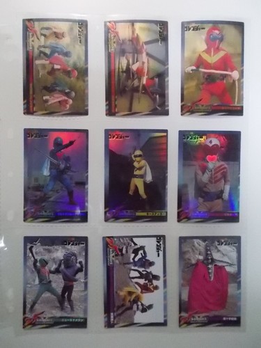 Super Sentai 25th anniversary card Wafer Morinaga Flashman Bioman Power Rangers - Picture 4 of 139