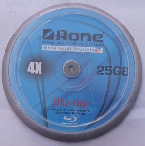 X Aone Blu Ray Blank Discs Full Face White Printable 25gb R Ebay