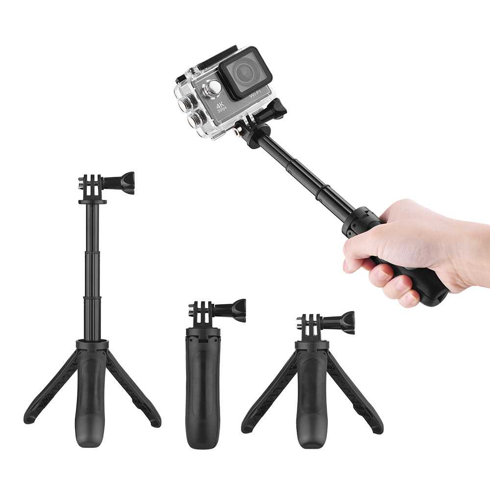 Hand for GoPro Sports Camera Mini Adjustable Selfie Pole Tripod Stand B0X1