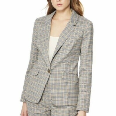 red herring checked coat