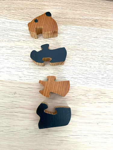 Vintage Panda Bär Sammlerpuzzle sehr selten - Bild 2 von 5