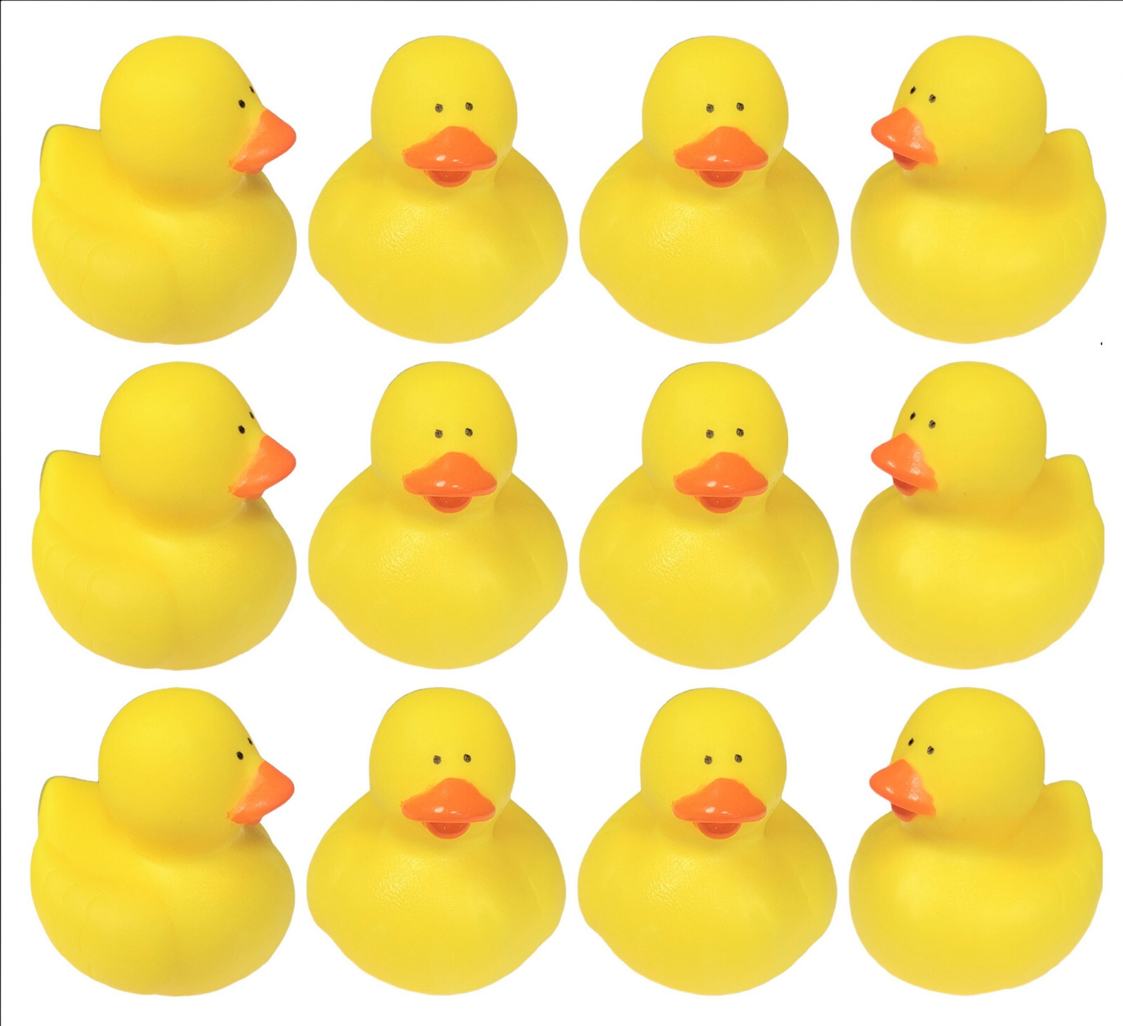 Cool Yellow Rubber Ducks (2") Standard Size. (12 Pack) eBay