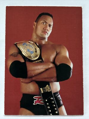 1998 Comic Images WWF Superstarz #8 THE ROCK Dwayne Johnson Rookie
