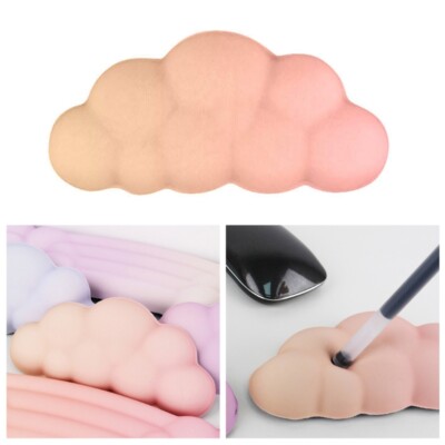 Ergonomic Cloud Mouse Pad Wrist Rest Rainbow Gradient Design for Home Office