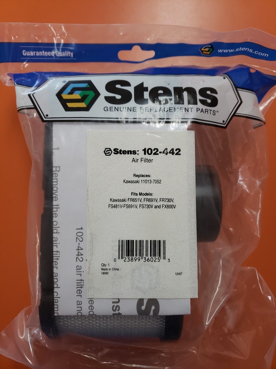 Stens 102-442 Air Filter Replacement For Kawasaki 11013-0752