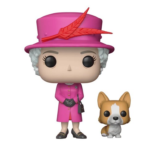 Funko Pop! VINILO - REALEZA - REINA ISABEL II CON CORGI #01 - Imagen 3 de 3