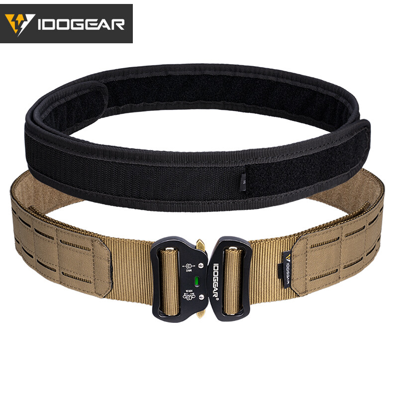 Ceinture Tactique IDOGEAR 2 Pouces à Boucle Métal Rapide - Pour Airsoft, Chasse, Extérieur