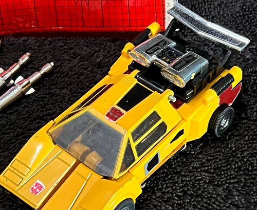 G1 1984 SUNSTREAKER • 100% COMPLETE w/TECH SPEC #2 • VINTAGE G1 TRANSFORMERS - Picture 6 of 9