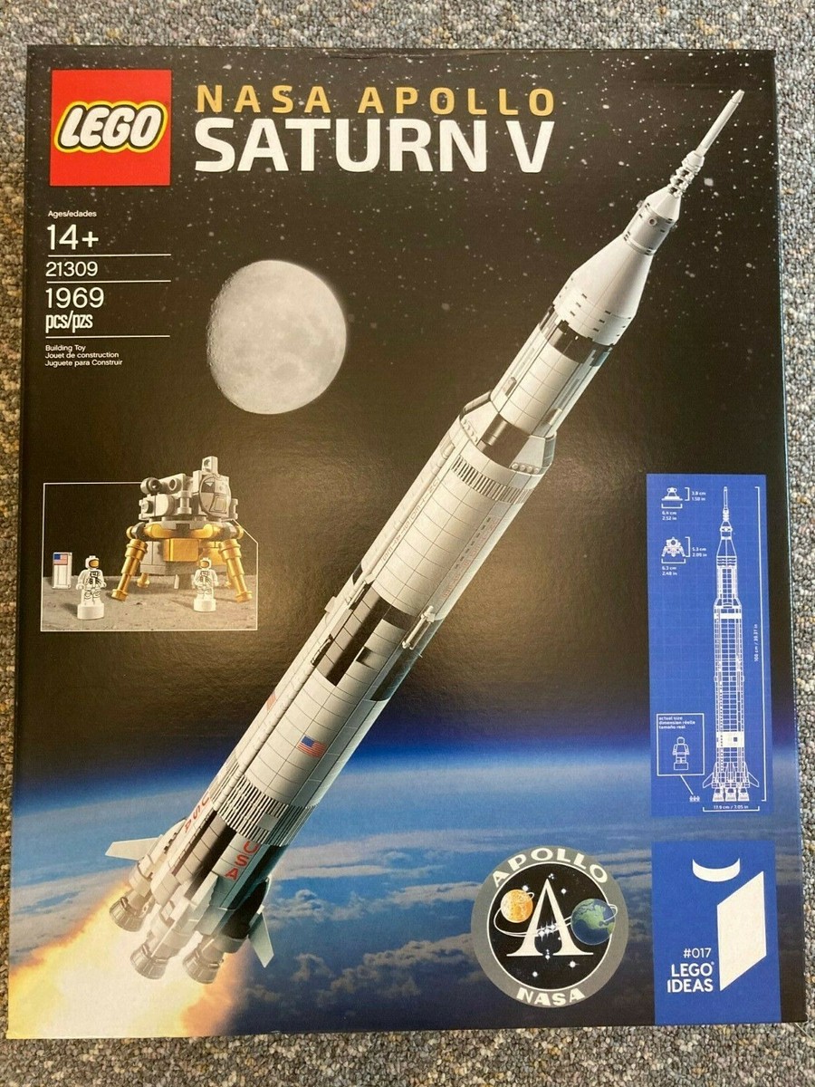 LEGO Ideas NASA Apollo Saturn V Rocket 21309 Brand New In Sealed