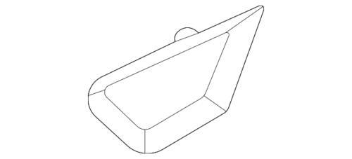 Cubierta de la manija de la puerta interior para Hyundai Elantra 2021-2023 (N/P 83629-AA000-4X)