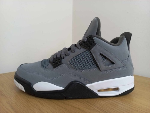 Nike Air Jordan 4 Retro COOL GREY Basketball Sneakers Shoes Trainers UK 7