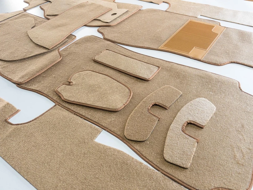 NEW R107 Mercedes Carpet kit for 380SL 450SL 500LS 560SL VELOUR PALOMIN 18 pcs - Image 4 of 4