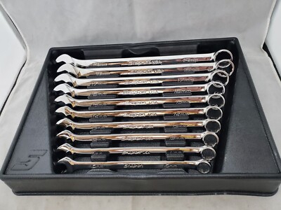 Snap On SOEXM710 Metric 10Pc 12Pt Combo Wrench Set, 10-19mm in Tray | eBay