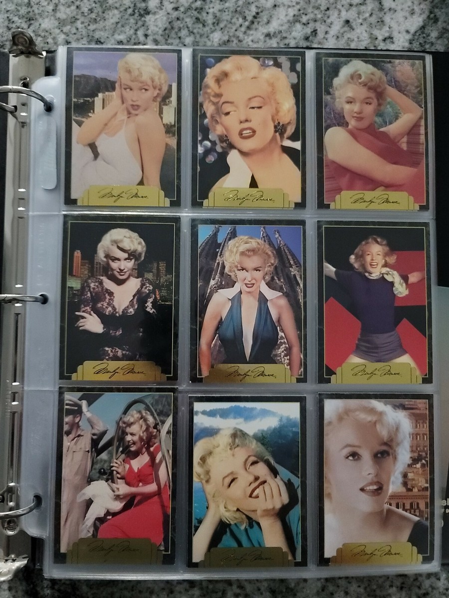 9 Marilyn Monroe 1995 GOLD FOIL SIGNED COLLECTOR Cards MMII
