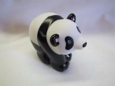 Fisher Price Little People Mujer Panda Oso Zoológico Arca de Noé Blanco/Negro